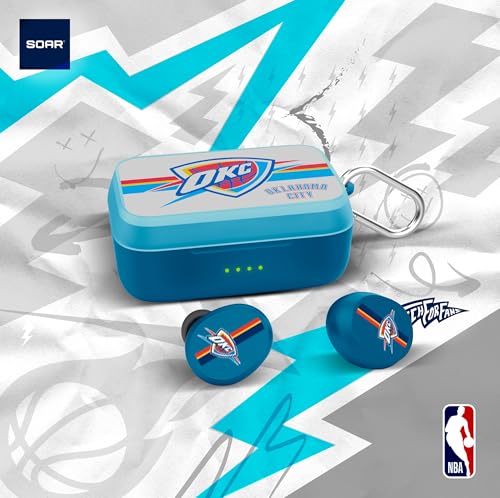Image of SOAR NBA Wireless Sport Earbuds: Comfortable Fit & Convenient Charging