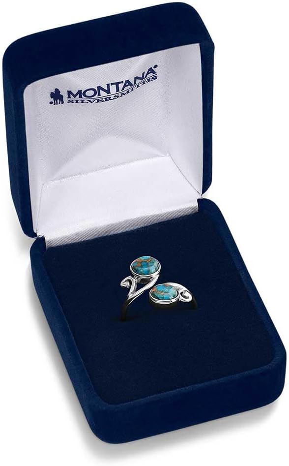 Montana Silversmiths Western Lifestyle Crafted Turquoise Wrap Ring