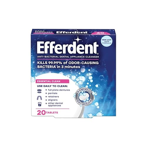 Miniatura 1 de Tabletas limpiadoras de dentición Efferdentes, 20 unidades