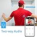 AKASO Baby Monitor, 1080P Wireless Home Security Camera Indoor with Sound and Motion Detection, Two-Way Audio, Night Vision,Pet Camera, Compatible with Alexa and Google Home