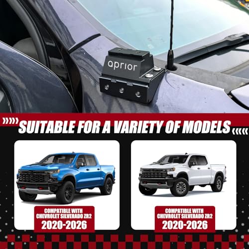 Image of Upgraded Quick Release Dual A-Pillar Light Mounts for Chevrolet Silverado ZR2 2020-2026 Non-Destructive Installation, Modular Brackets for Offroad LED Pod Lights & Ditch Lights(No Drilling)