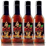 Taco Sauce | Mild | SoCal Original Red Hot Sauce | California Style Salsa Roja with Guajillo and mild red chiles | 4-pack of 5 fl oz bottles in a custom gift set box | by SoCal Hot Sauce
