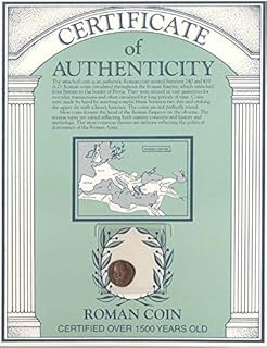 KB Coins Ancient Roman Coin. Certified Authentic. Over 1500 Years Old