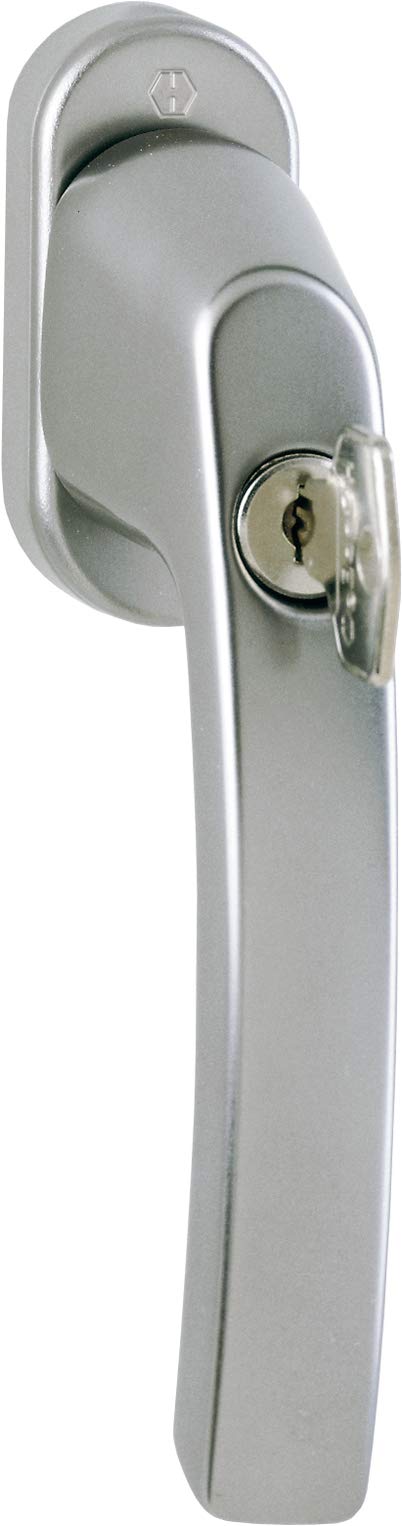 HOPPE Fenstergriff Luxembourg 099S/U52Z 200NM | abschließbar | F9 | 35 mm
