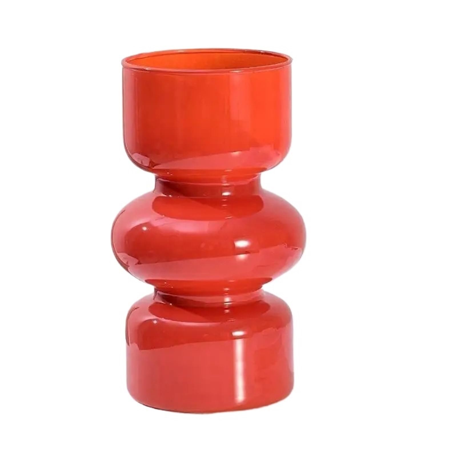 Jarrón de Cristal Retro con Personalidad Creativa nórdica, Planta hidropónica, jarrón de Mesa, contenedor for arreglos Florales DIY(Color 3 1PC)