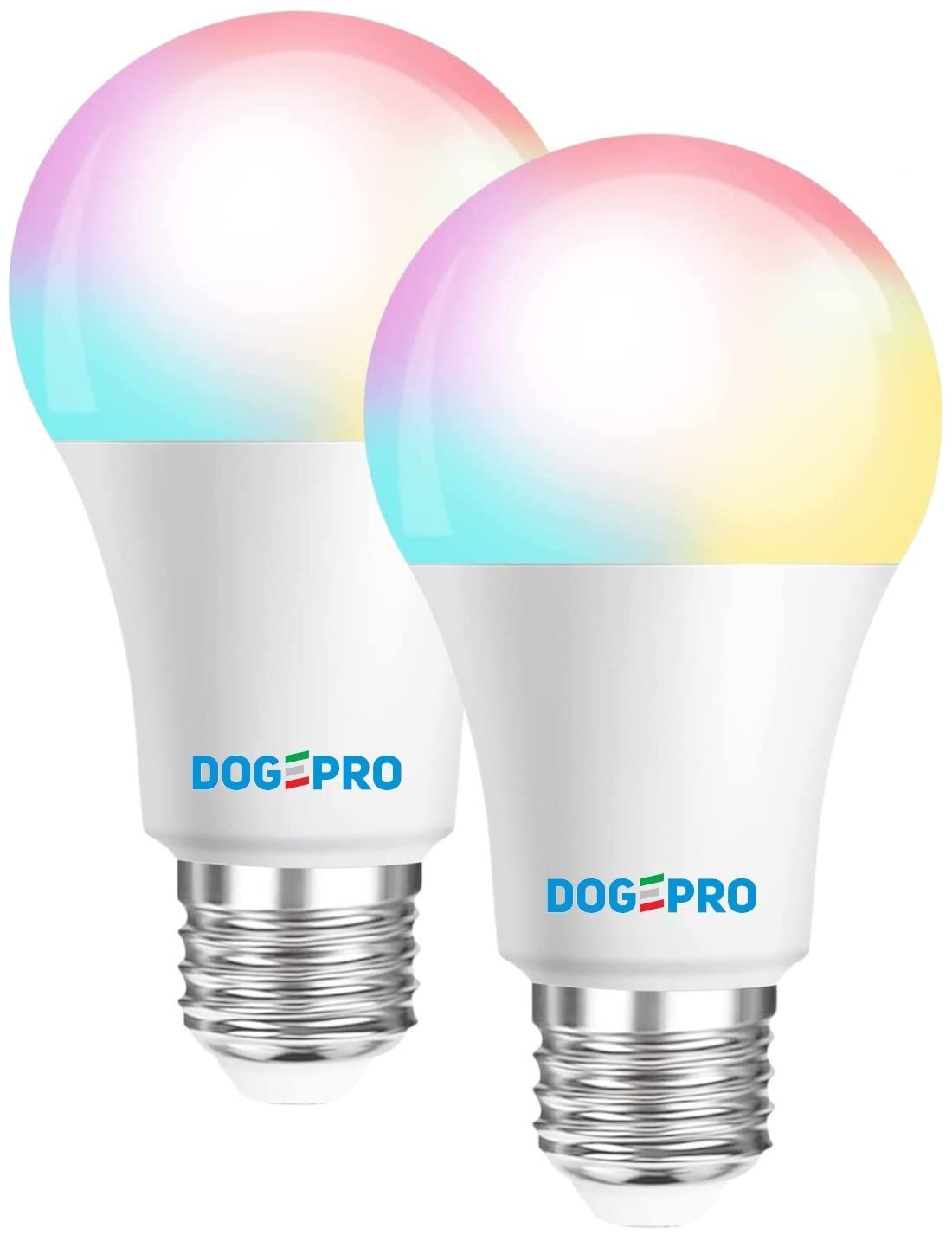 6 Pz 4 Pz 2 Pz 10W Lampadina LED WiFi Intelligente RGBCCT Colore Che Cambia A19 A60 Dimmerabile Funziona Con Alexa E Home Senza Hub Del 2026 A $32.99