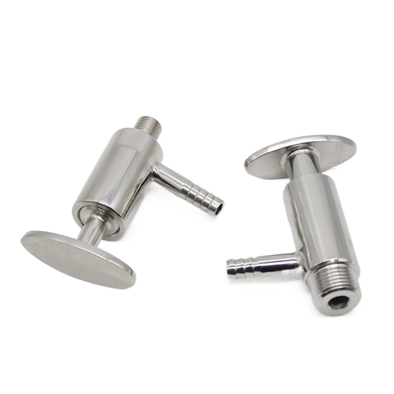 QRUYHBAJU Withstand high Pressure and Temperature Extremes 10mm Hose Barb OD 304 316L Stainless Steel Sanitary Sampling Valve 1/4“ 1/2" BSP