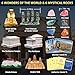 PIBEX Ancient Wonders Dig Kit, Dig up 6 Mystery Historical Landmarks & 6 Treasure Stones, Famous World History Architecture Toy Archaeology Set, STEM History Gift for Kids Age 6-8-12