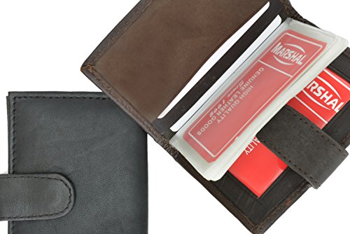 100% Genuine EEL Skin Credit Card Case Brown #E5704