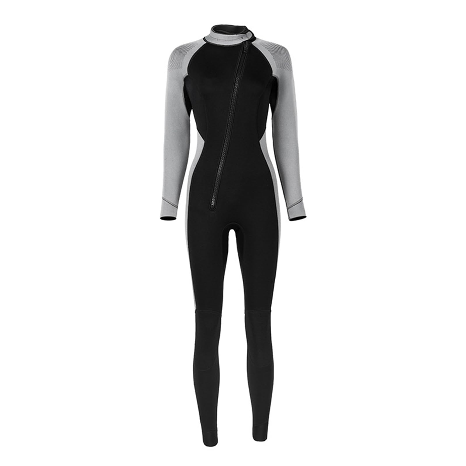 AMONIDA Muta da Sub Ispessita da 3 Mm per Tutto il Corpo da Donna per Nuoto Invernale, Snorkeling, attività di Surf, Nera Media