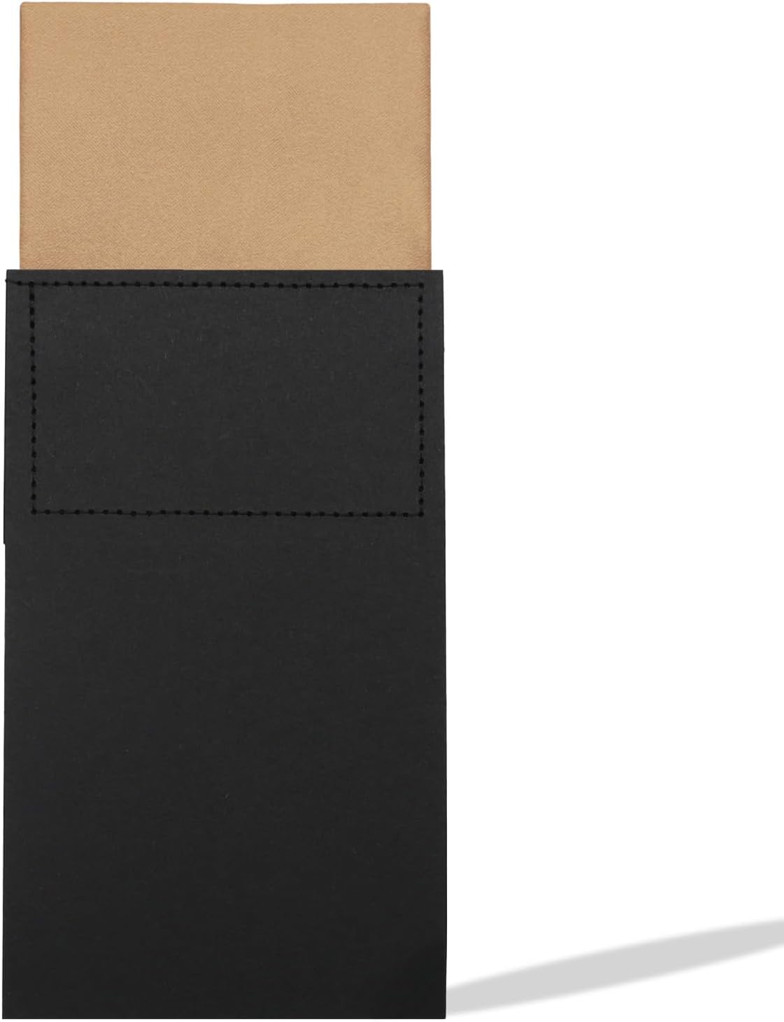 Prefolded Pocket Squares for Men, Mens Handkerchiefs on Card Rectangular Suit Handkerchief Wedding Business Party