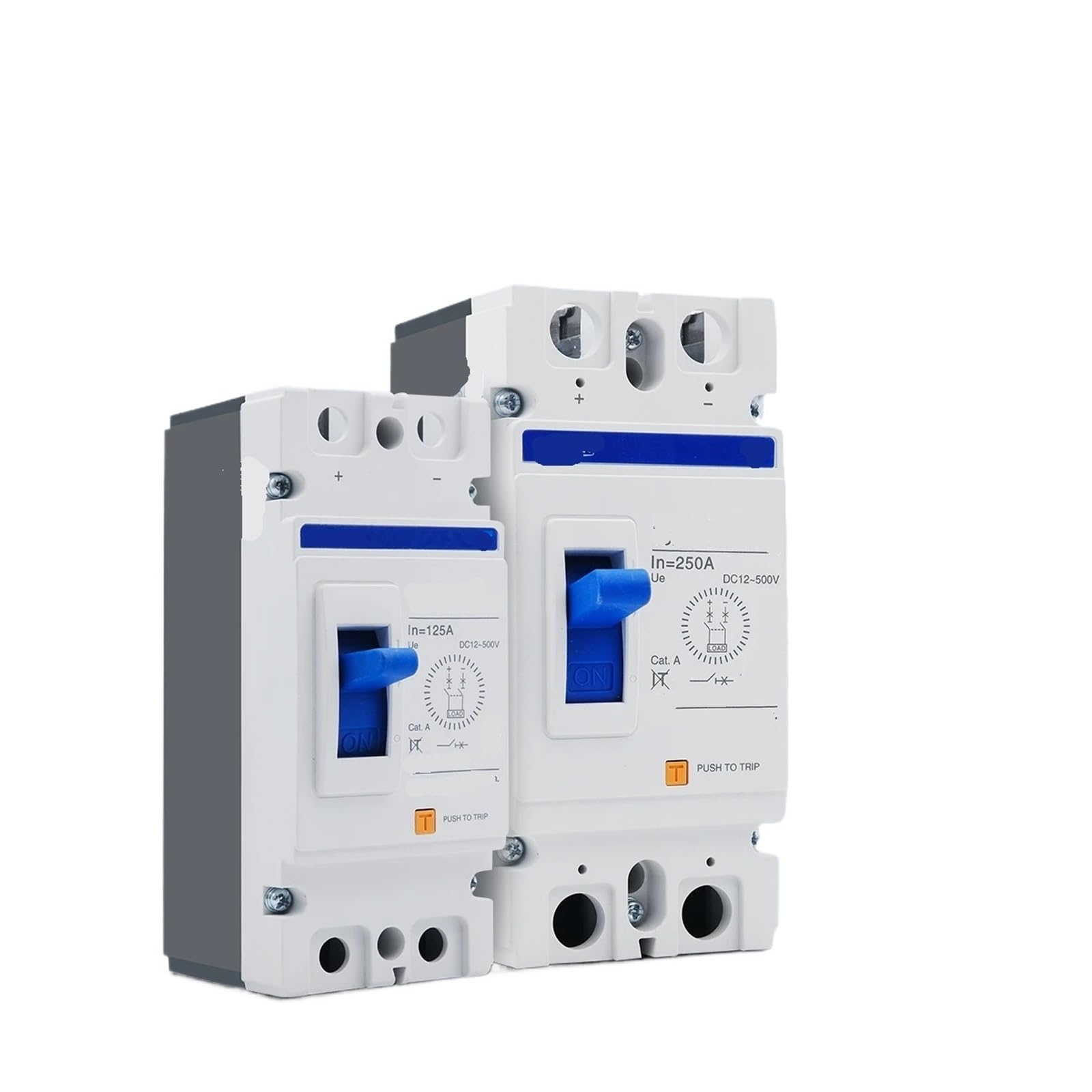 Cortacircuitos Protector del interruptor de protección sobrecarga disyuntor curva 2P DC B(125A)
