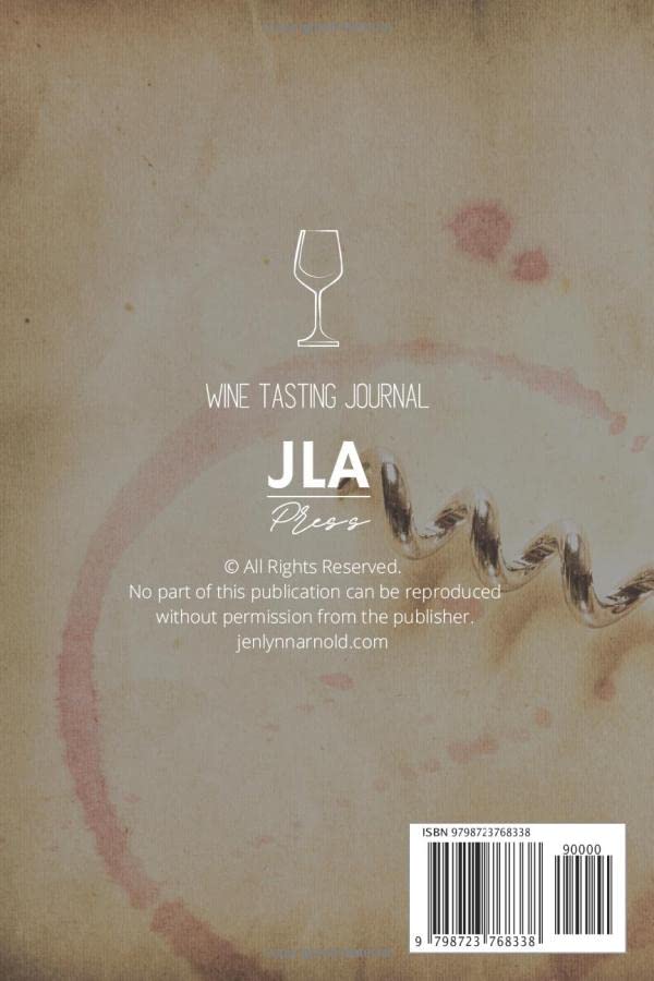 Wine Tasting Journal: A Notebook To Record Your Next Wine Tasting: Notebook, Diary, 120 pages, 6" x 9", Cork Screw Opener - Image 2