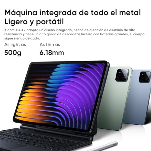 Image of XIAOMI Pad 7 Ai WiFi Version Global (No Calls or Text) 11.2 inches 3.2K 144Hz 8850mAh Bluetooth 5.4 Four Speakers 13 Mp Model 2410CRP4CG (Gray, 256GB + 12GB)