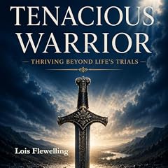 Diseño de la portada del título Tenacious Warrior: Thriving Beyond Life's Trials