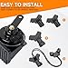 Auto Horn Suitable for Chevy/GMC/Ford 12V Car Horns Loud with Protective Grill Dual-Tone Electric Snail Horn Waterproof and Dustproof