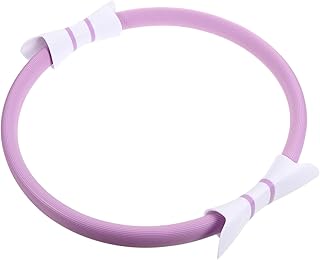 INOOMP Thigh Master Fitness Ring Pilates Ring for Yoga Pilates Circle Pilates Ring Exercises Fitness Equipment Yoga Exercise Rings Inner Thigh Toner Foam Sports Thin Artifact Purple