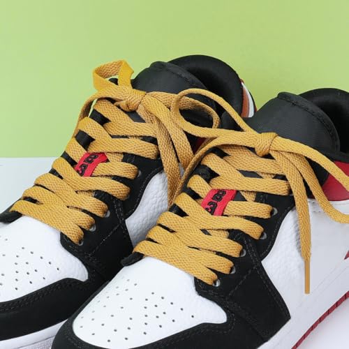 Image of Stepace [2 Pairs Flat Shoe Laces for Sneakers 30 inch-72 inch Length 26 Color Shoelaces
