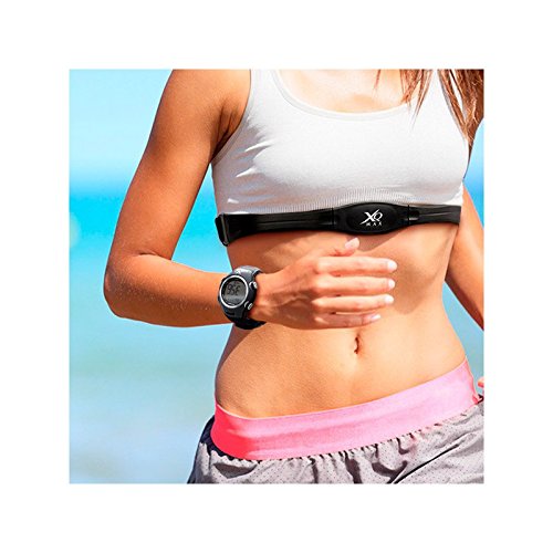 OEM I2500332  Reloj-cardiómetro con Cinturón Torácico , Unisex Adulto, Negro, M