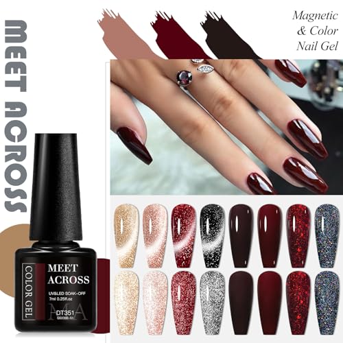 Set de esmaltes en gel para uñas 8 piezas miniatura 5