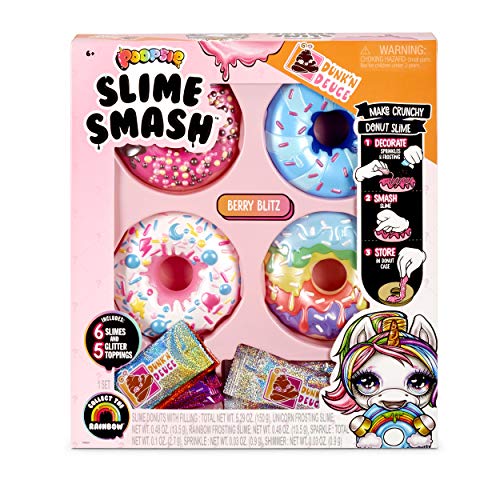 Poopsie Slime Smash Berry Blitz with Crunchy Donut Slime, Multicolor, Model:569268
