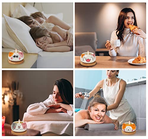 Kinforse Scented Candles Gifts for Women, Birthday Gifts for her, Presents for Women, Cat Gifts for Women, 6 Pack Novelty Gifts Set for Women Birthday Unique…… - Image 5