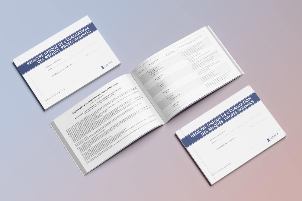 Document Unique D'Évaluation Des Risques Professionnels (DUERP) – Registre Pré-Rempli Obligatoire Dès Le 1er Salarié – Format A4 – 64 Pages – Édition 2026 - LEGIMEDIA ÉDITIONS