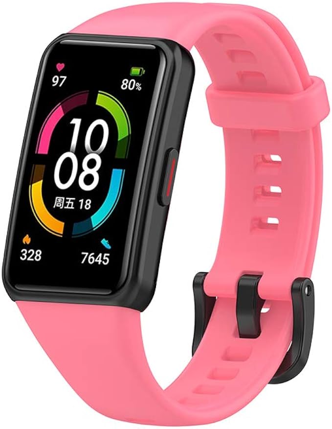 KINOEHOO Cinturino Compatibile con HUAWEI Honor band 6 Cinturini di  Ricambio in Silicone.(Rosa) : Amazon.it: Elettronica