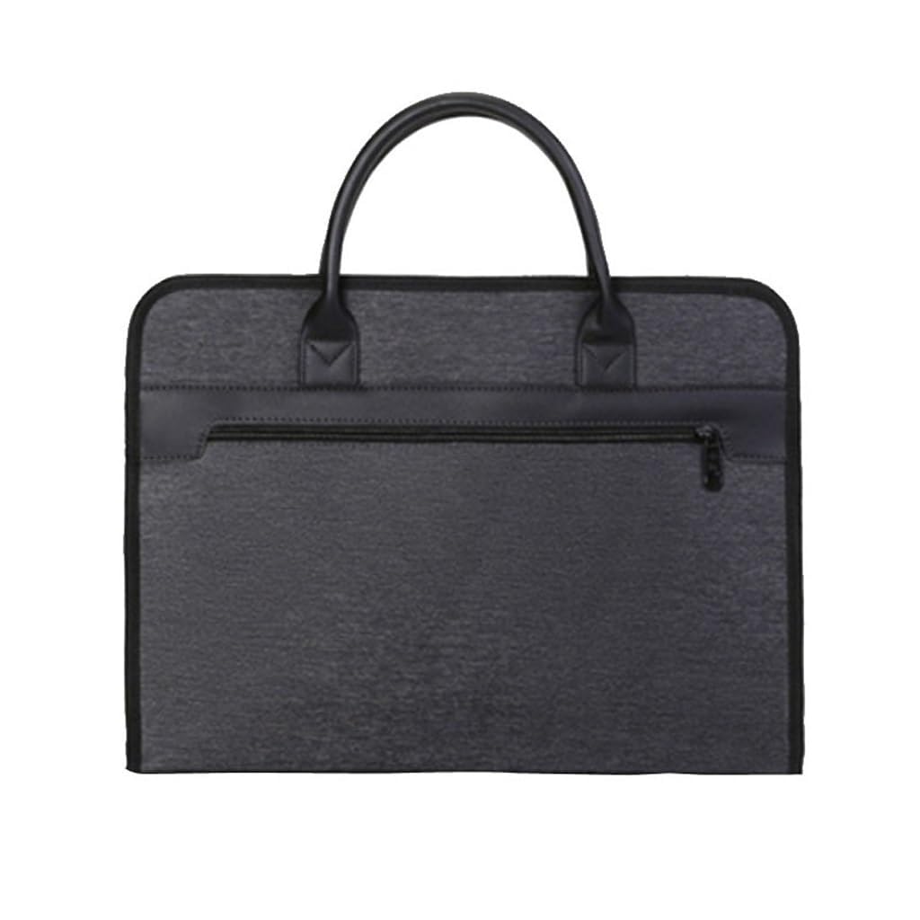 Borsa Oxford con cerniera per documenti e manici, ideale per trasportare documenti, documenti, libri e cartelle. Valigetta portatile