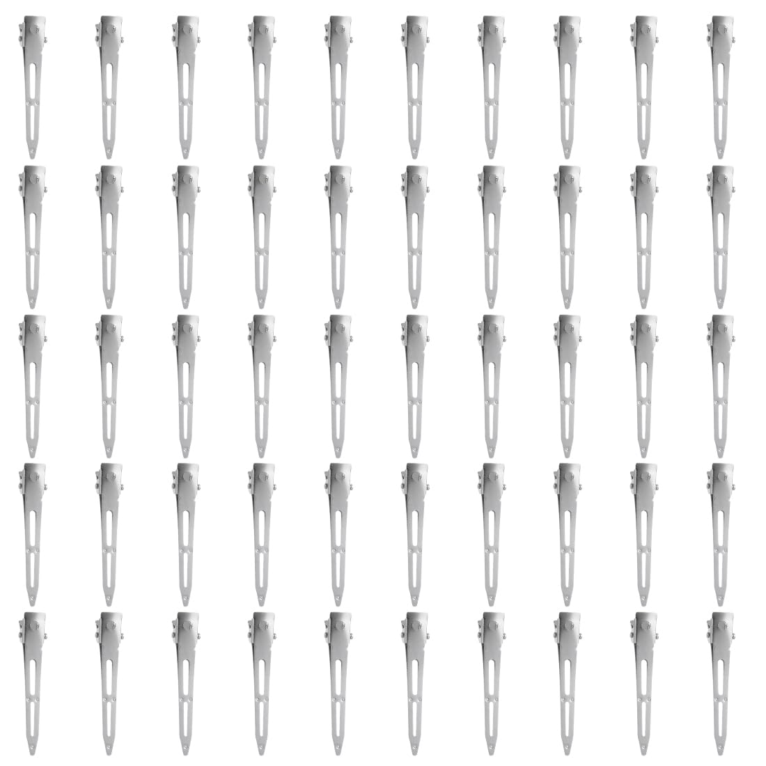 GXGM 50 PCS 5.5cm Becchi d'oca per capelli Fermagli per capelli in metallo per acconciature Donna