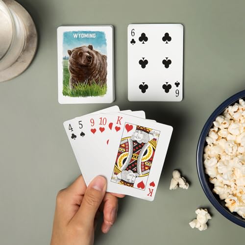 Baraja de Poker Wyoming Osos Acuarela 52 Cartas miniatura 2