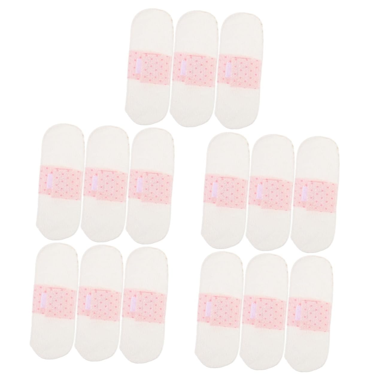 minkissy Lot De 5 Serviettes Hygiéniques Réutilisables Pour Femmes En Coton Légères Et Respirantes Pour La Nuit 3 Pièces X 5