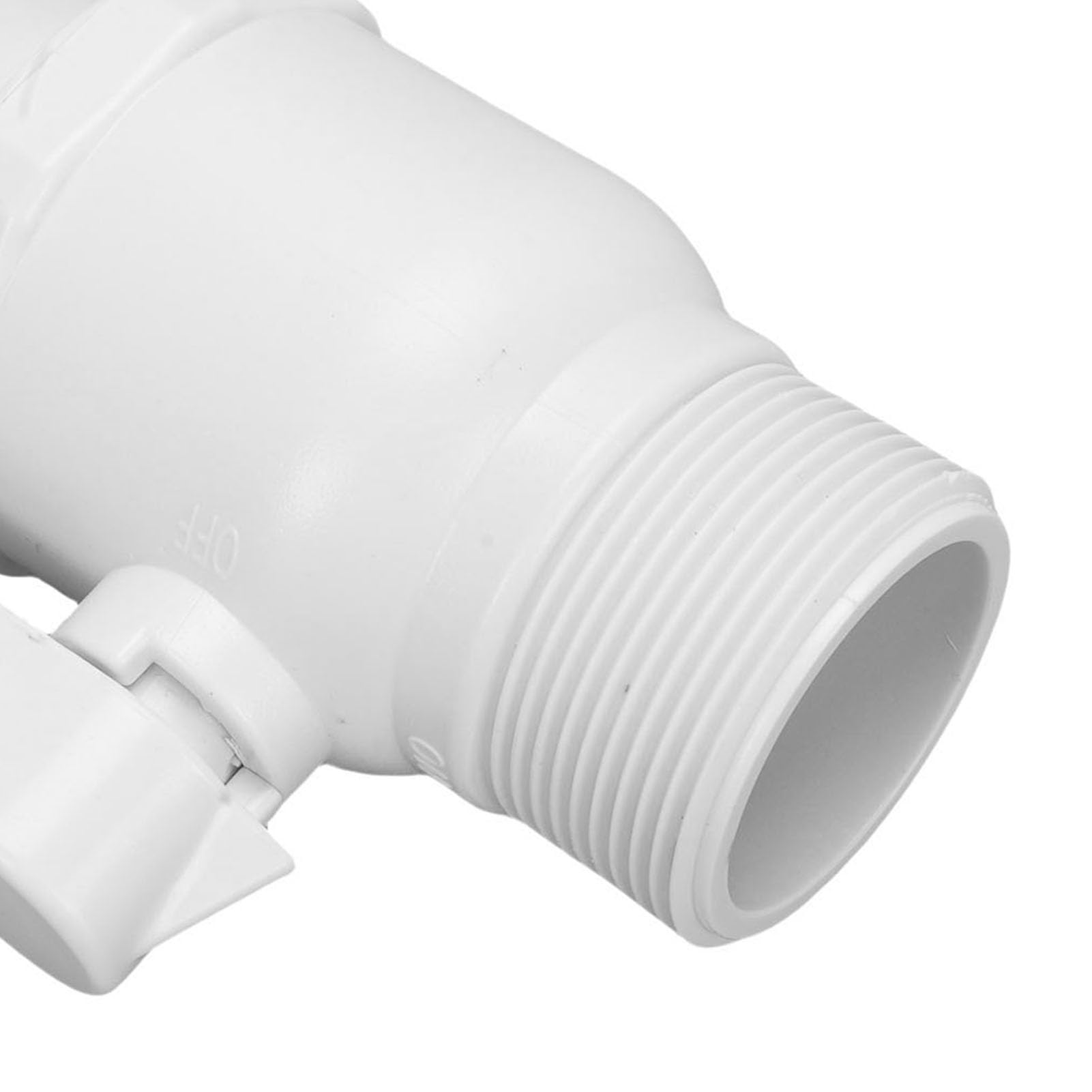 Haofy Robinet à Tournant Sphérique de Piscine de 1,5 Pouces, Inverseur Manuel, Vanne d'arrêt à 2 Voies pour Piscines Hors Sol avec une Pression Nominale de 50 PSI