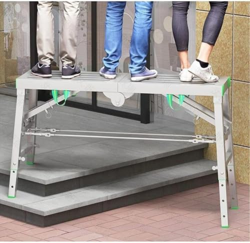 Plateforme de travail pliable stable pour construction et rénovation - 2
