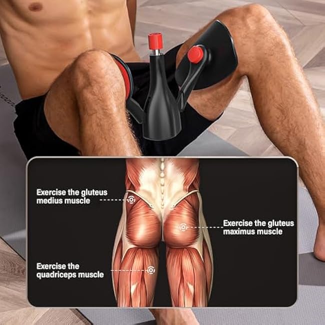 Thigh Trainer Kegel Exerciser Pelvic Floor Muscle Men Exercise Devices Inner Thigh Exerciser 0-77 lbs Hip Abductor Machine