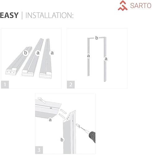 Miniatura 4 de Felicia 3355 - Puertas dobles francesas sólidas de vidrio transparente de 48 x 80 pulgadas, 3 lites, seda blanca Felicia 3355, bordes de marco de