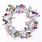 Material: Metall, Kunststoff Overbeck and Friends Perlen Dekoanhänger Kranz bunt