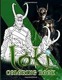 Loki Coloring Book: Loki Nice Coloring Books For Adults