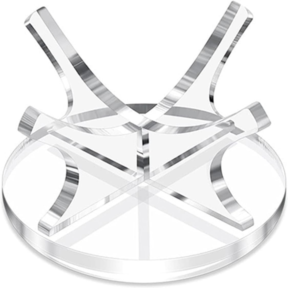Yavoluy Ball Display Stand, Acrylic, Baseball, Golf, Tennis, Sign Ball Stand, Collection, Exhibition, Decorative Stand, Elementary School, Middle School, High School, College, Baseball Club Use Clear
