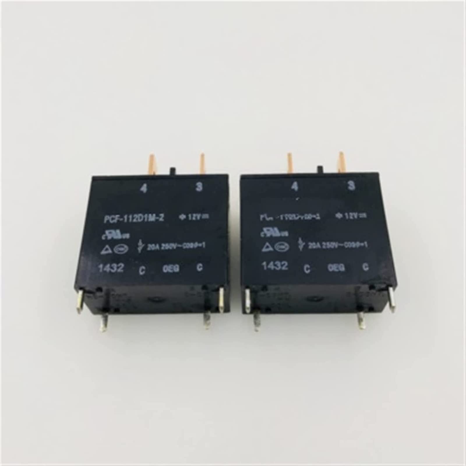 LKPEHTAGN Relay 10PCS/Lot PCF-112D1M-2 20A250VAC PCF-112D2M 25A250VAC 4PIN A Group of Normally Open