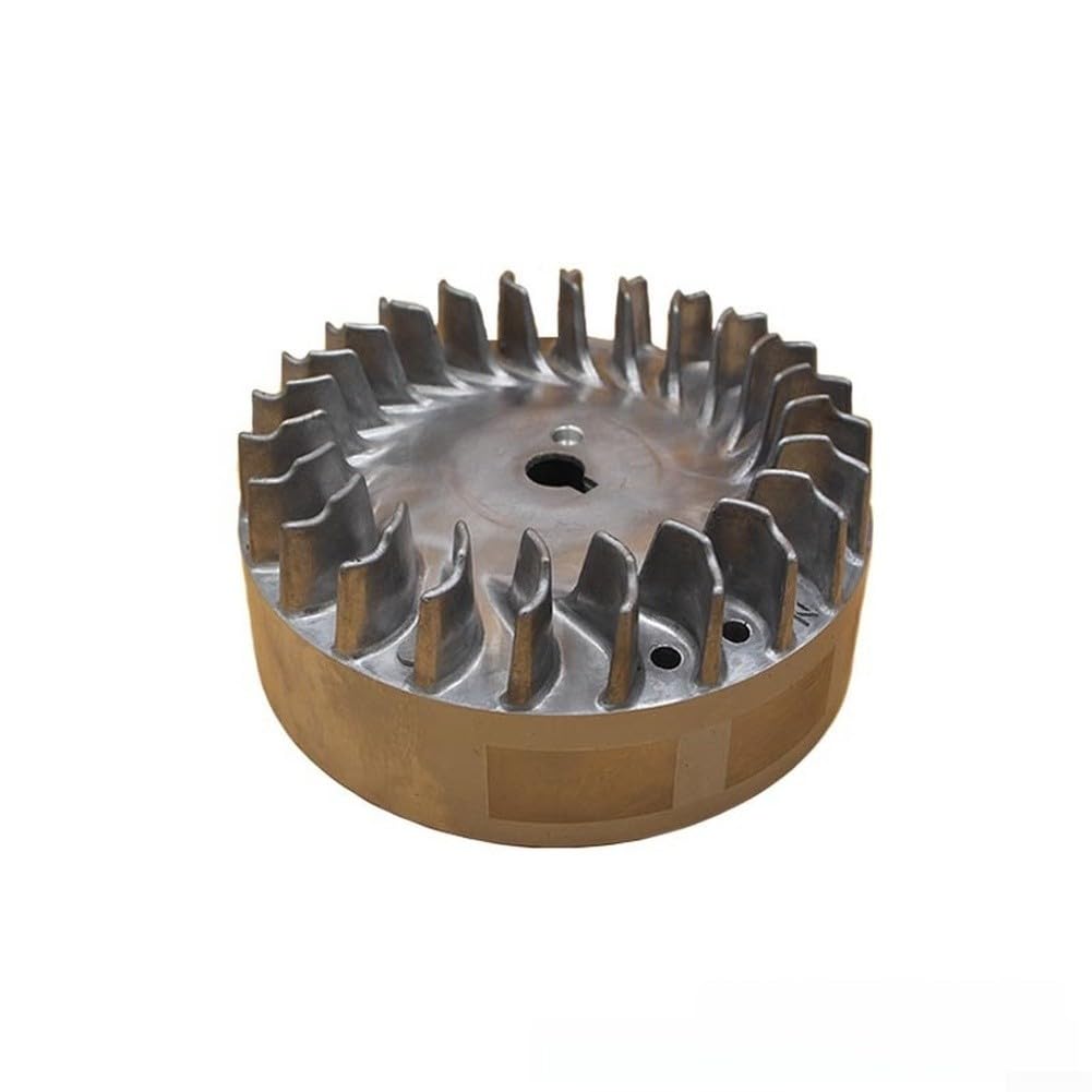 Compatible con Honda Gxv160 Rotor de volante de inercia de 212 cc 224 cc para cortacésped Hrj216, pieza de motor, construcción de metal, componente de repuesto fácil de instalar para jardín y patio