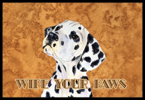 18 X 27 in. Dalmatian Wipe Your Paws Indoor Or Outdoor Mat