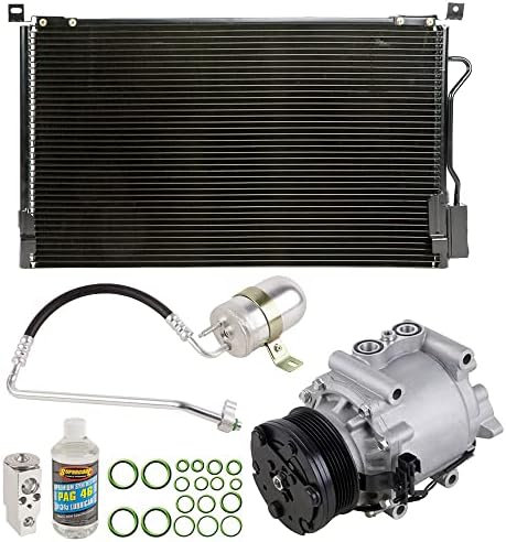 Amazon.com: A/C Kit w/AC Compressor Condenser & Drier For Ford Five ...