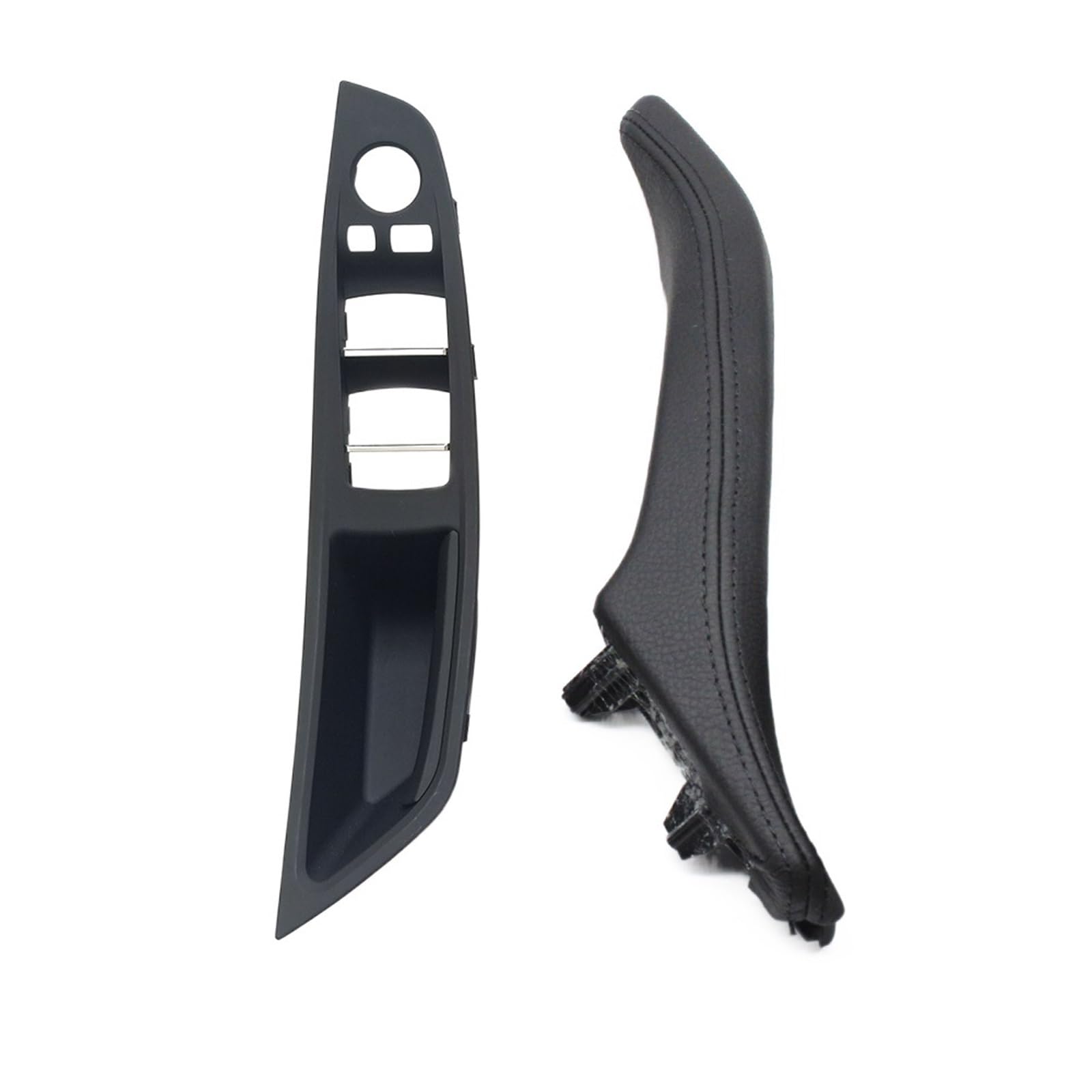 OEXRIGRU Car Interior Door Handles for BMW 5 Series F10 F11 F18 520 523 525 528 530 540 LHD Car Interior Panel Door Handle Cover(Model A Black)