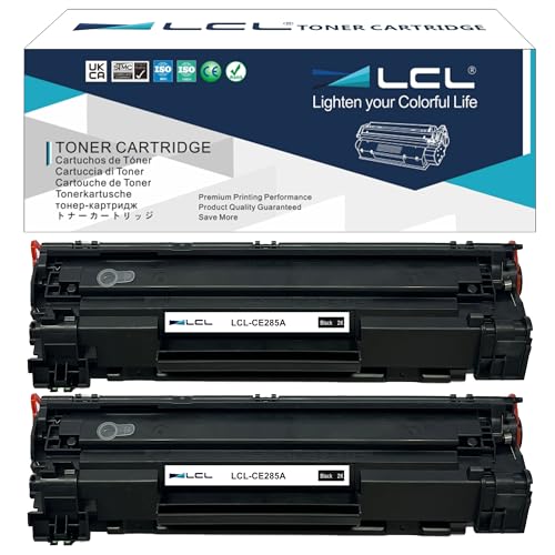 LCL Cartucho de Tóner Compatible 85A CE285A (Negro) Reemplazo para HP LaserJet Pro P1102 P1102W P1100 P1101 P1103 P1104 P1104W P1106 P1108 P1109 M1132 M1217NFW M1130 M1132MFP M1134 M1134MFP M1136