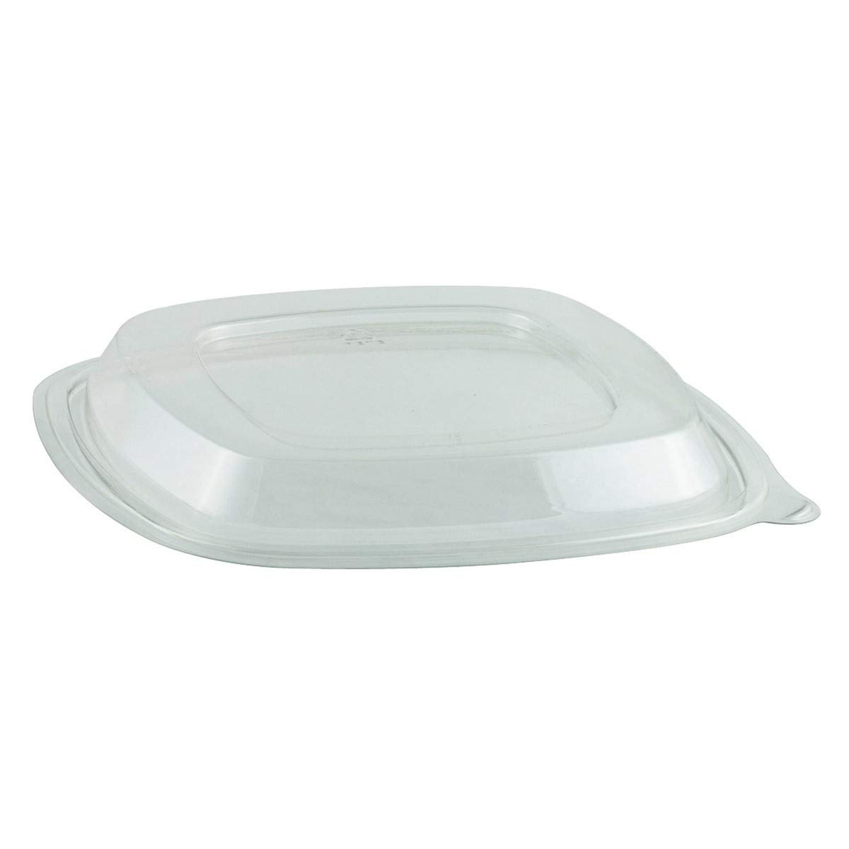 Anchor Packaging Crystal Classics Anti-Fog Recycled-PET Square Bowl Lid For 20, 32, 48 oz. Square Bowl, Clear | 150/Case