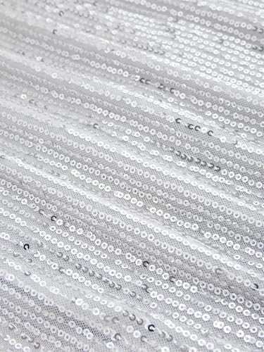 CIDER Sequins Mid Waist Straight Leg Trousers2