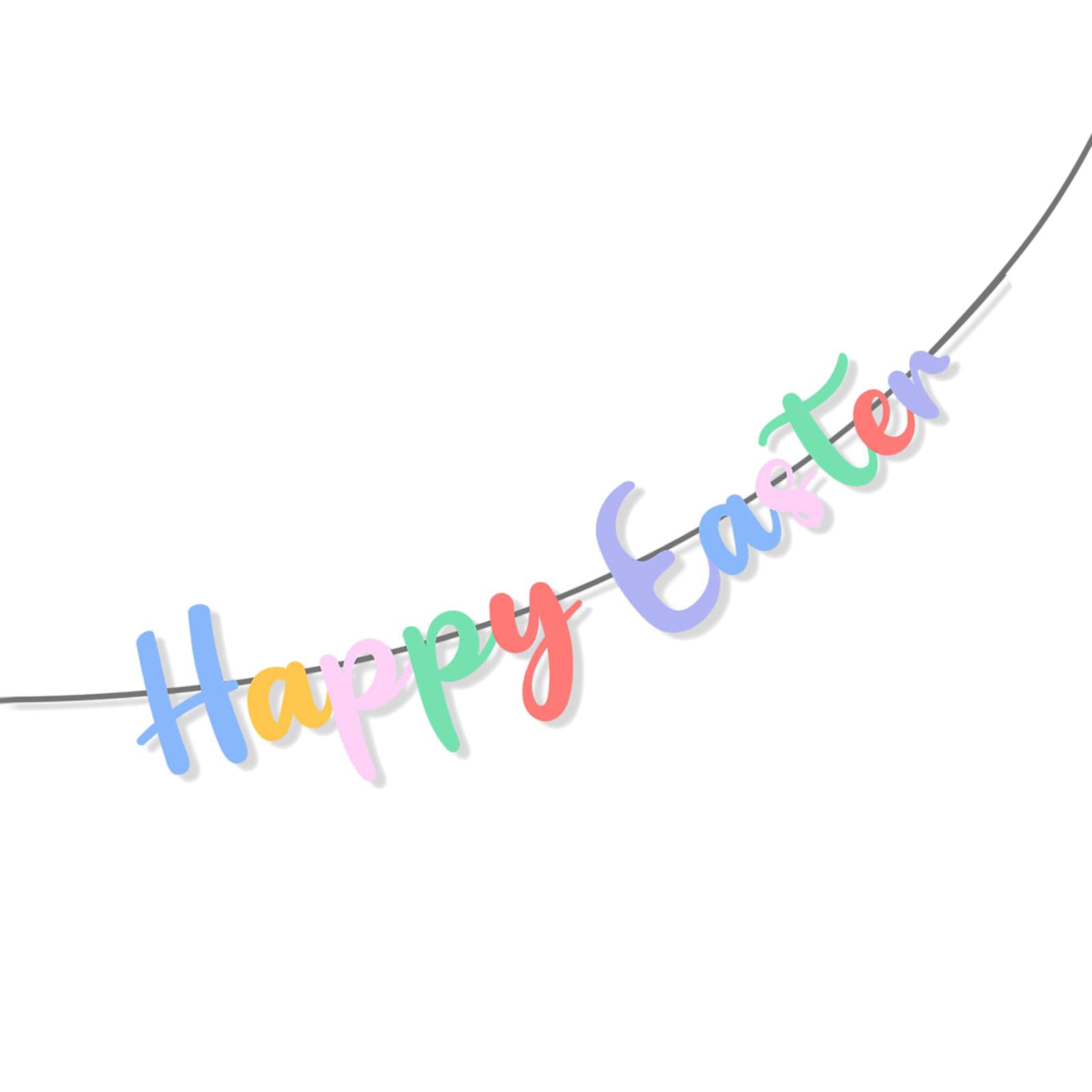 hogtnd Garlands/Rabbit Swirls Shop Display Accessories School Event Decorations Decorative Accessories Shop Window Display