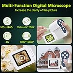 Digital-Microscope1200X-USB-MicroscopeCoin-Magnifier-with-6-Adjustable-LED-Lights-2-LCD-Screen-Microscope-for-Adults-and-Kids-32GB-SD-CardPhoto-and-Video-Mini-Microscope