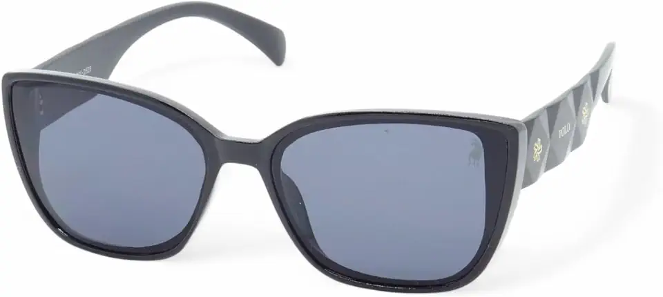 Óculos de Sol Polo London Club Feminino, design Clássico com Lente Proteção UV400 - Kit contém Case Couro ECO
